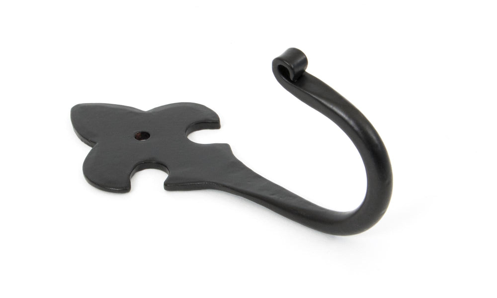 Black Fleur-De-Lys Coat Hook