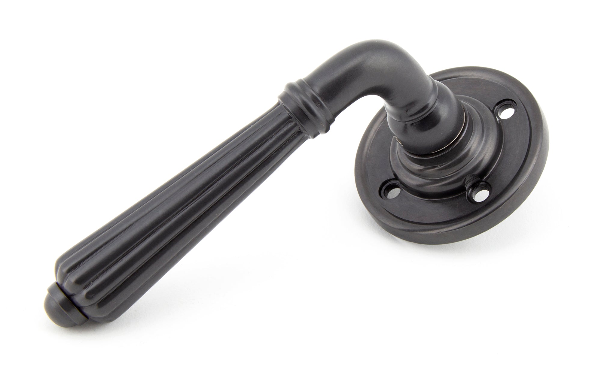 Aged Bronze Hinton Lever on Rose Set