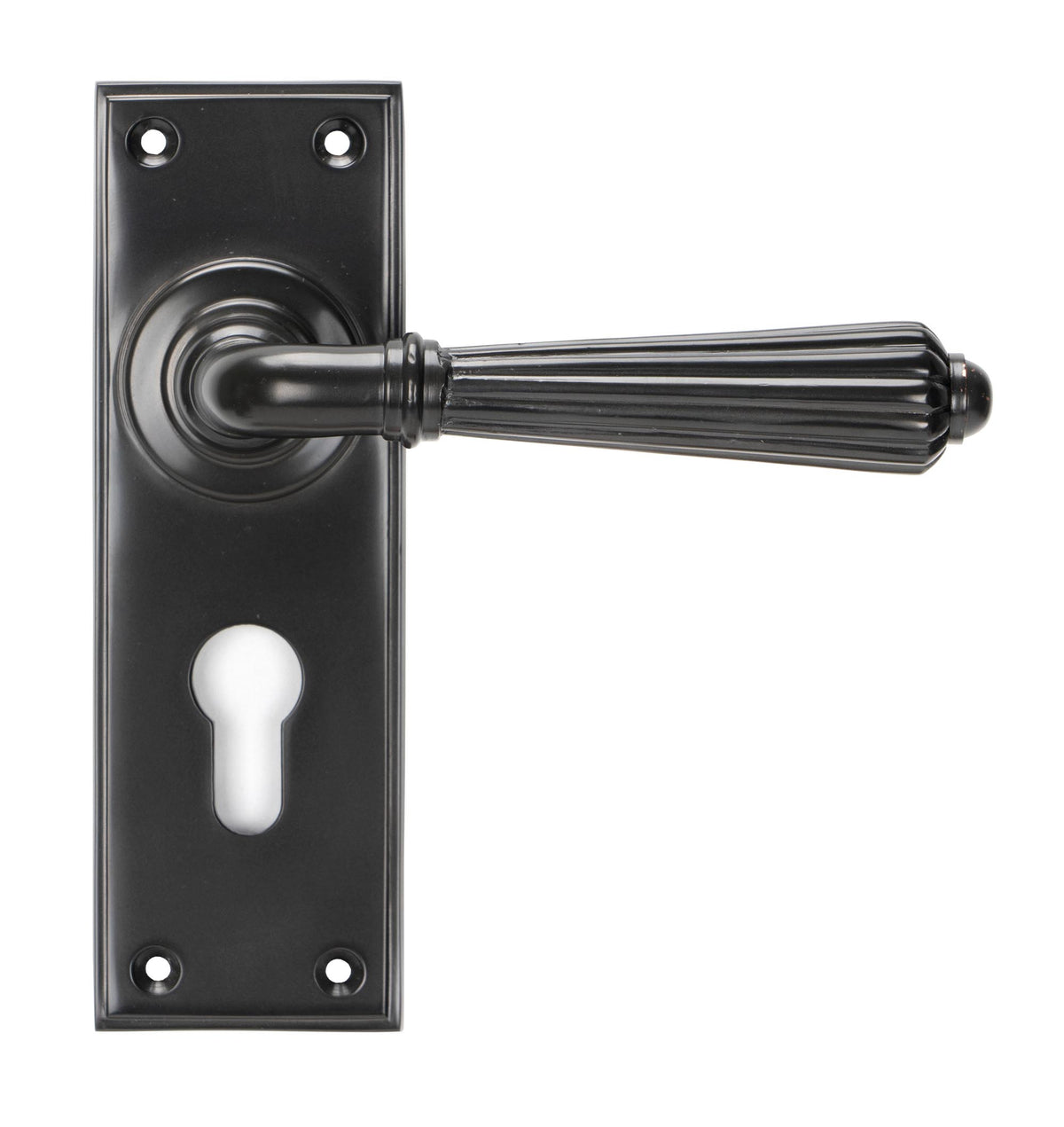 Aged Bronze Hinton Lever Euro Lock Set