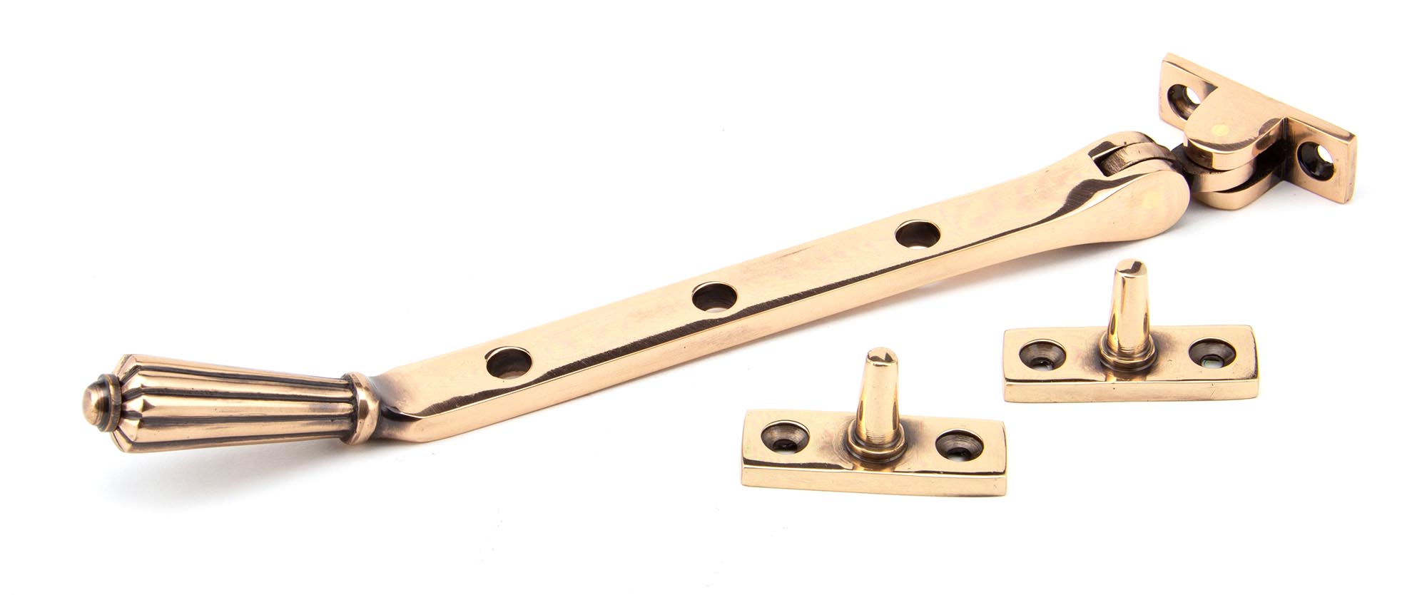 Polished Bronze 8" Hinton Stay