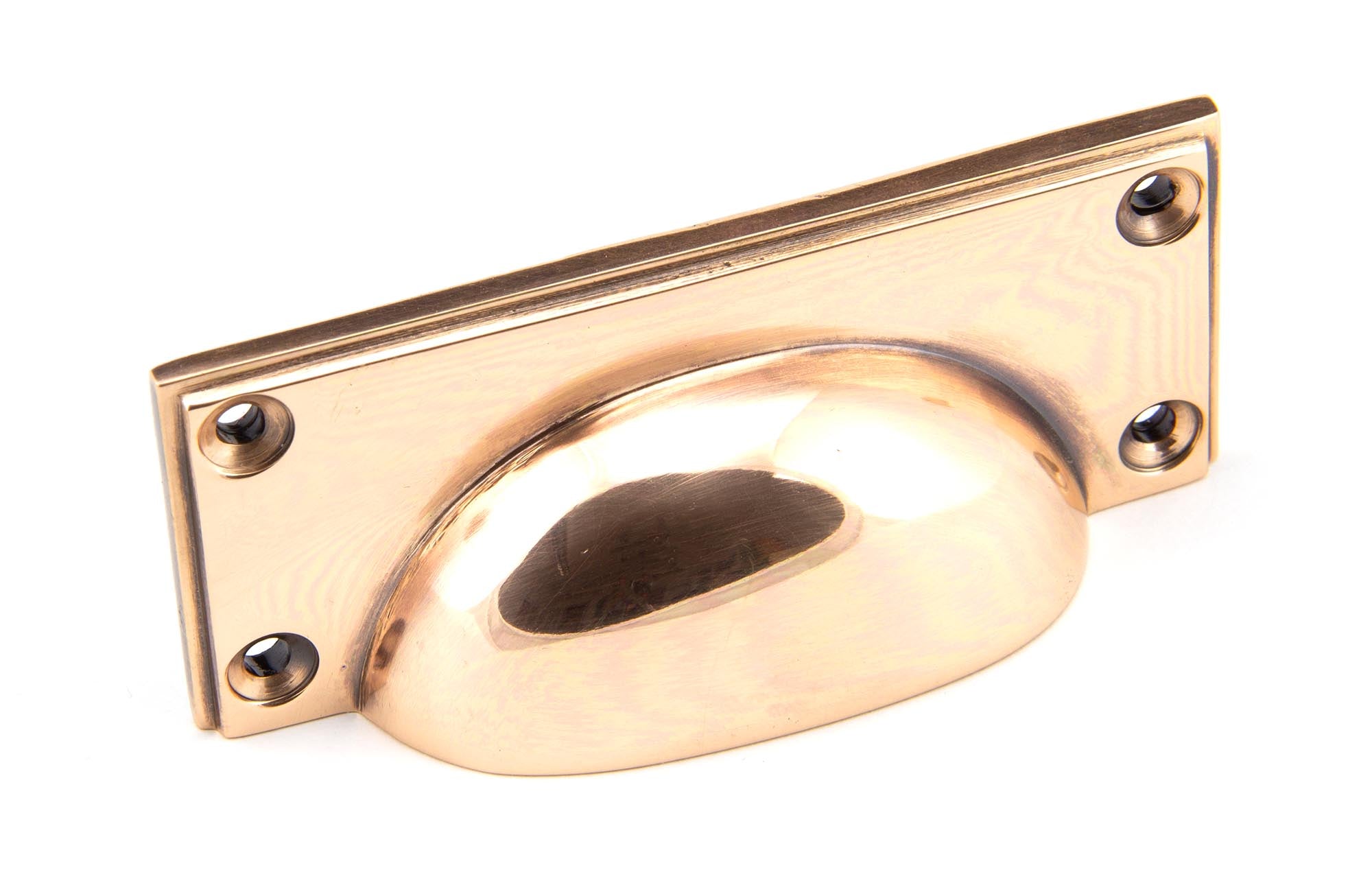 Polished Bronze Art Deco Drawer Pull