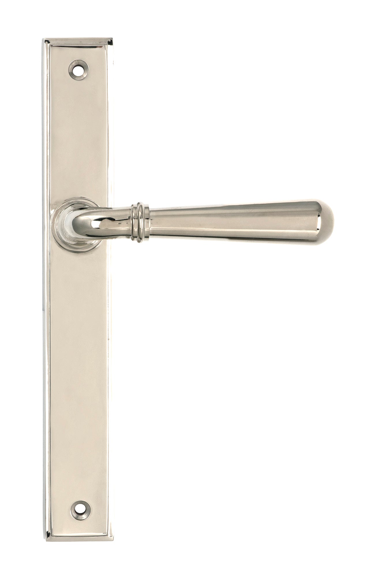 Polished Nickel Newbury Slimline Lever Latch Set