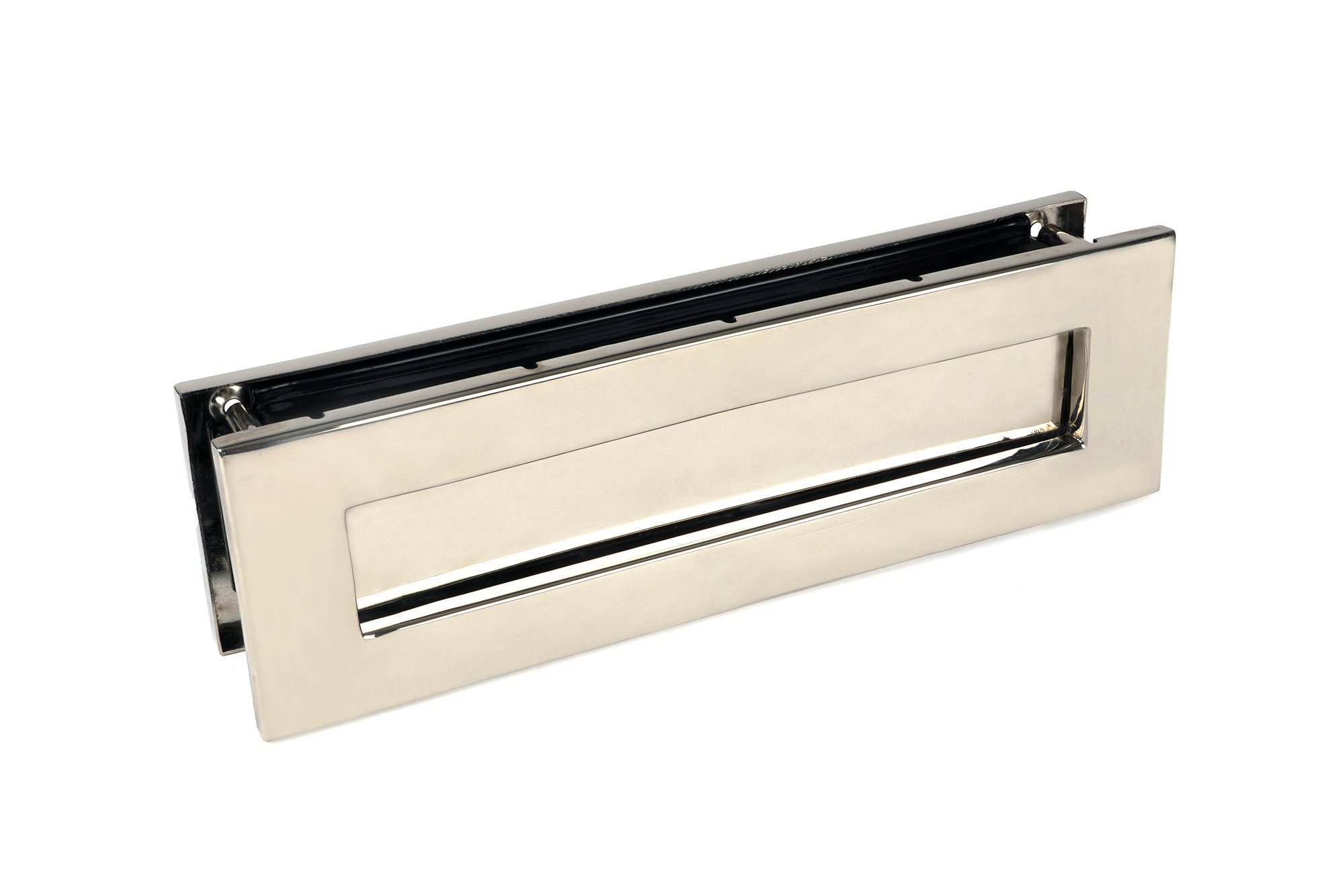 Polished Nickel Traditional Letterbox