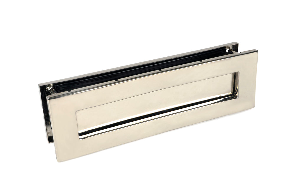 Polished Nickel Traditional Letterbox