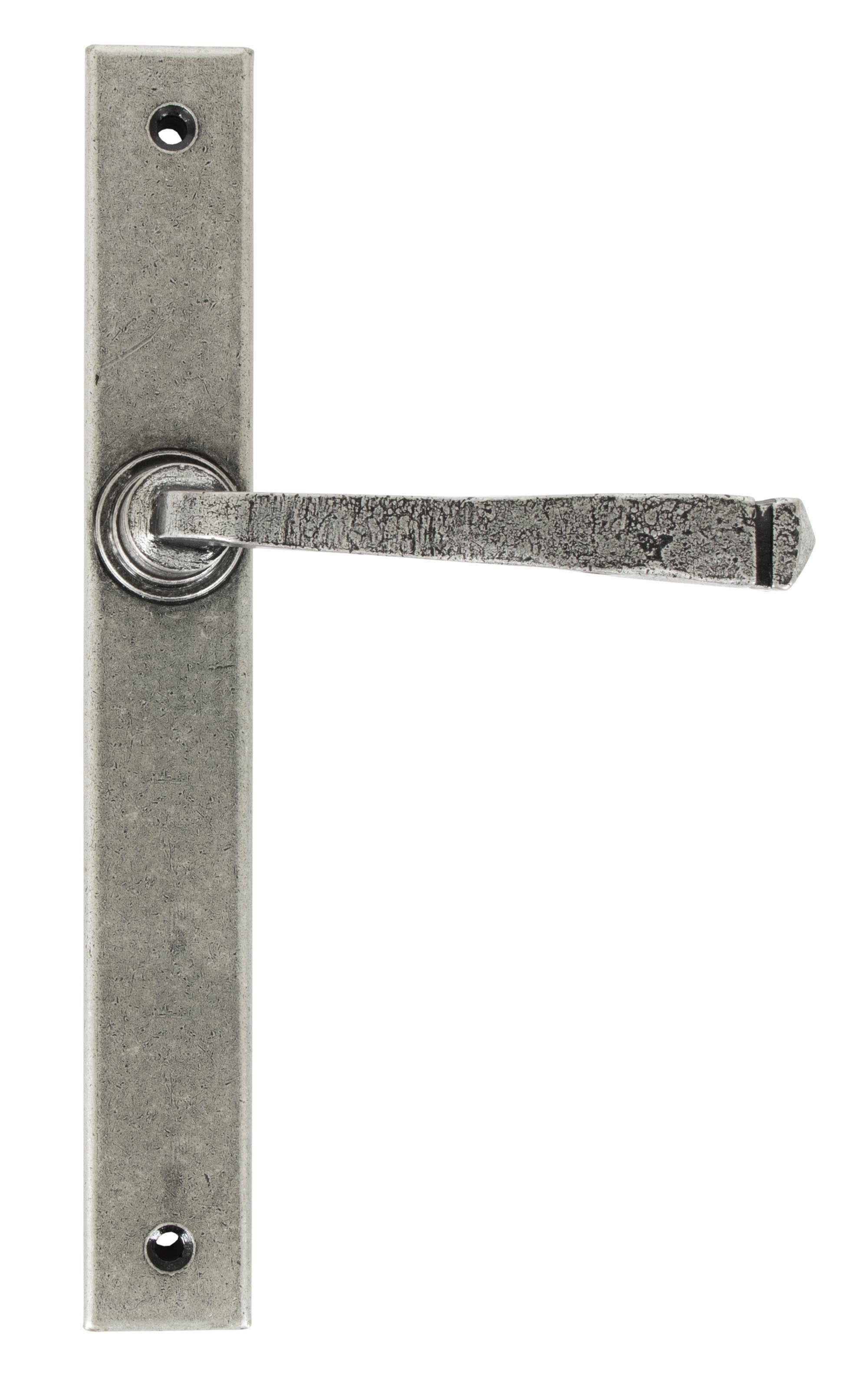 Pewter Avon Slimline Lever Latch Set