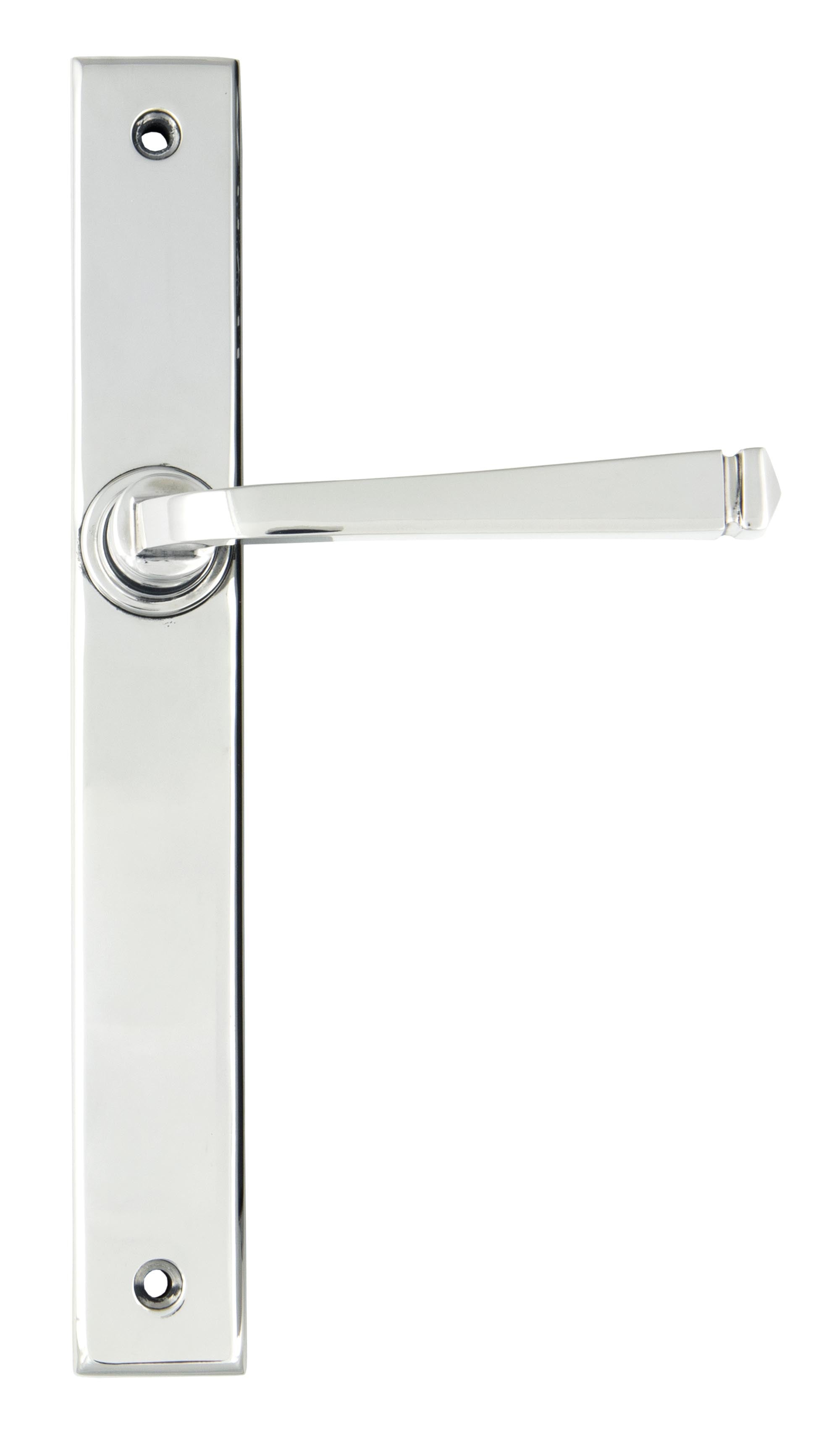 Polished Chrome Avon Slimline Lever Latch Set