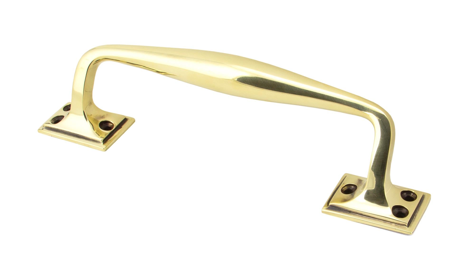 Aged Brass 230mm Art Deco Pull Handle