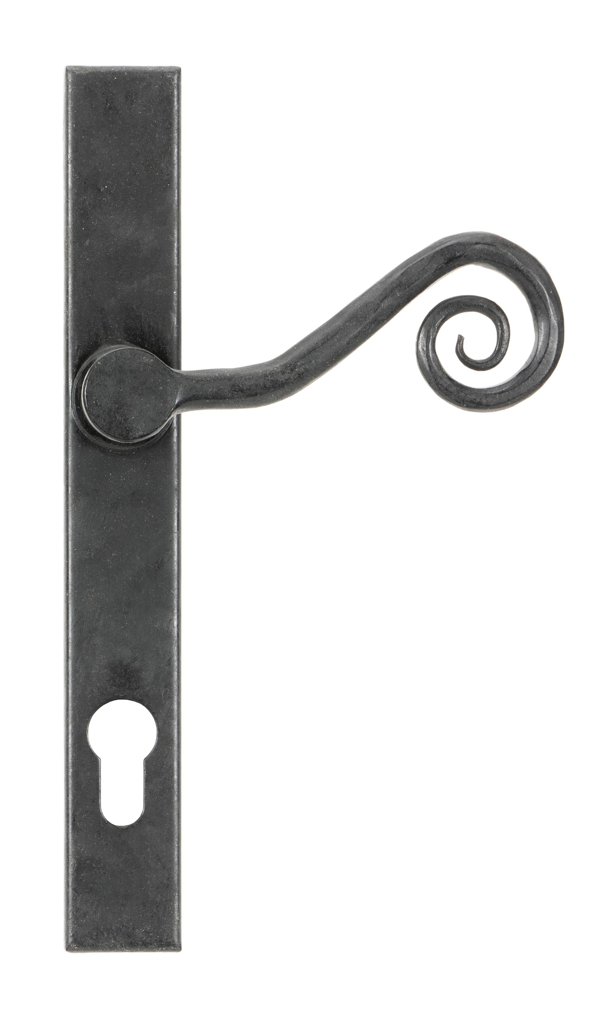 External Beeswax Monkeytail Slimline Lever Espag. Lock Set - RH