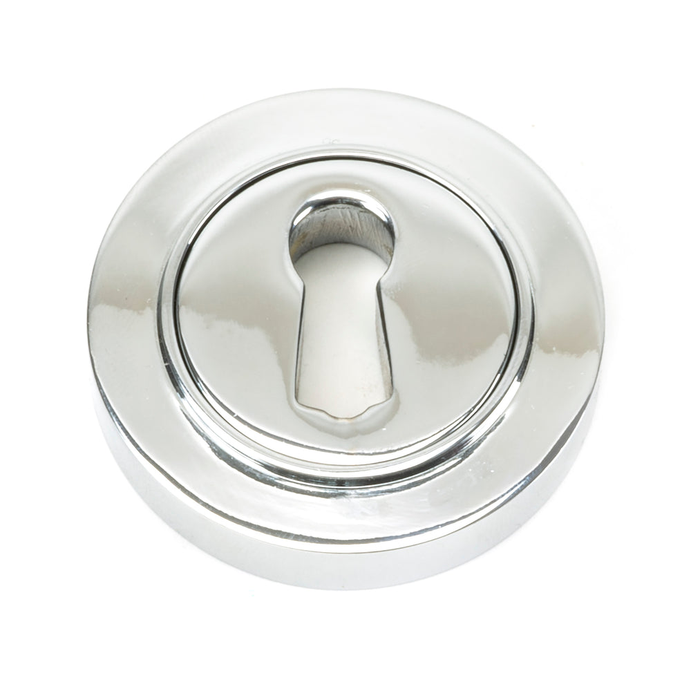 Polished Chrome Round Escutcheon (Plain)
