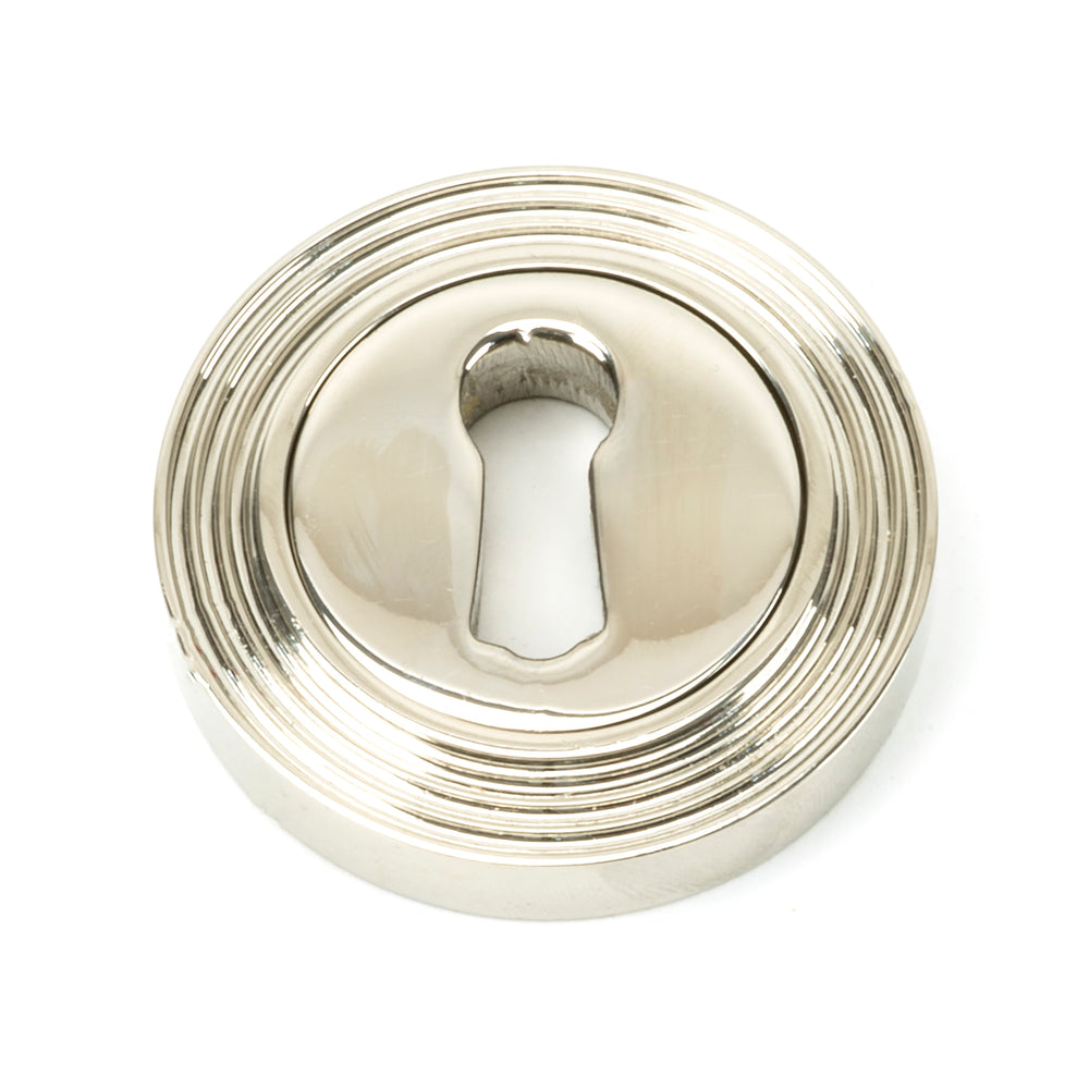 Polished Nickel Round Escutcheon (Beehive)