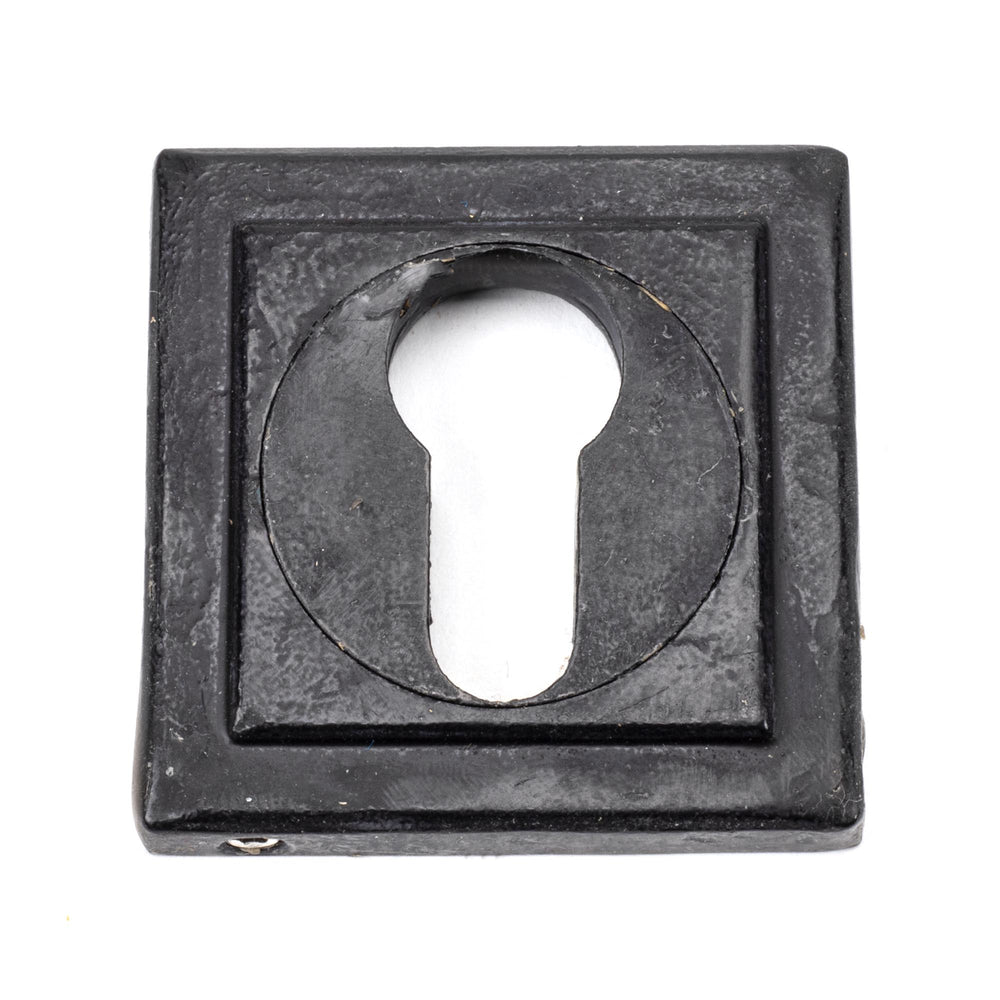 External Beeswax Round Euro Escutcheon (Square)