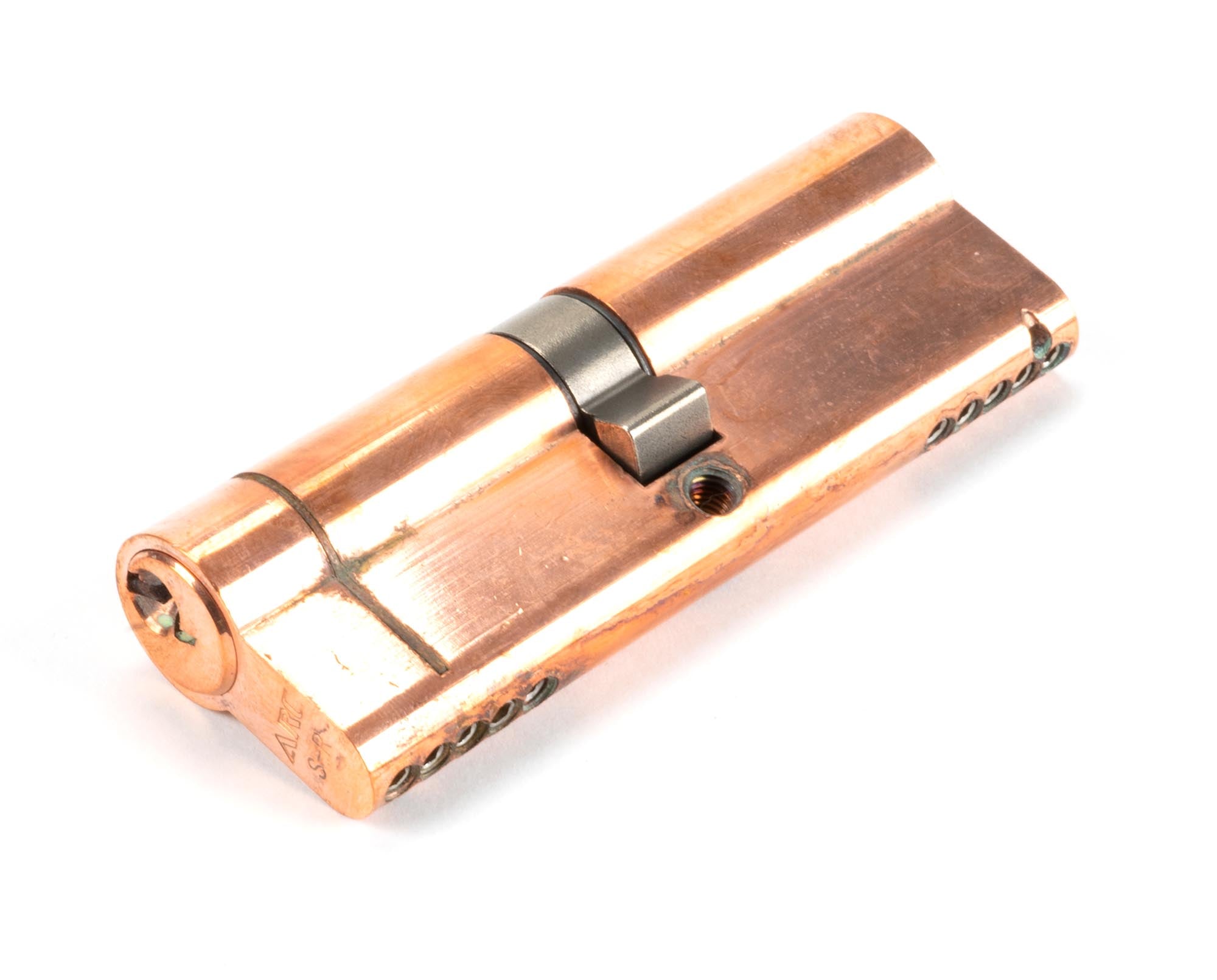 Polished Bronze 45/45 5pin Euro Cylinder KA