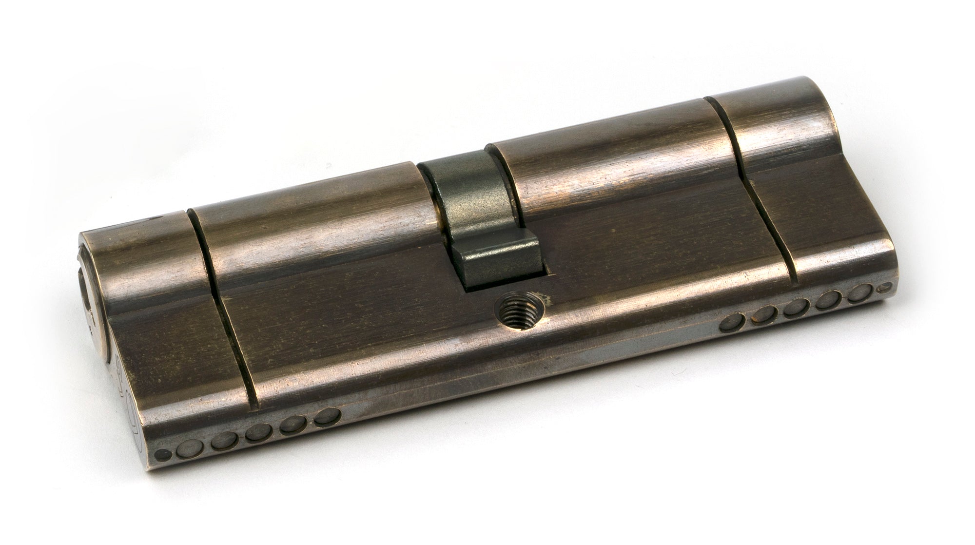 Aged Brass 45/45 5pin Euro Cylinder KA