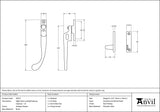 Night-Vent Locking Peardrop Fastener
