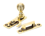 Aged Brass Beehive Sash Hook Fastener
