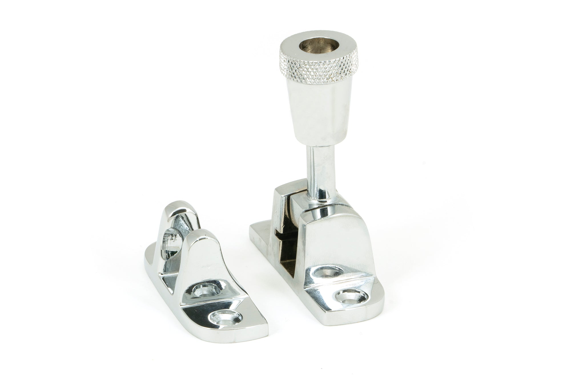 Polished Chrome Brompton Brighton Fastener (Radiused)