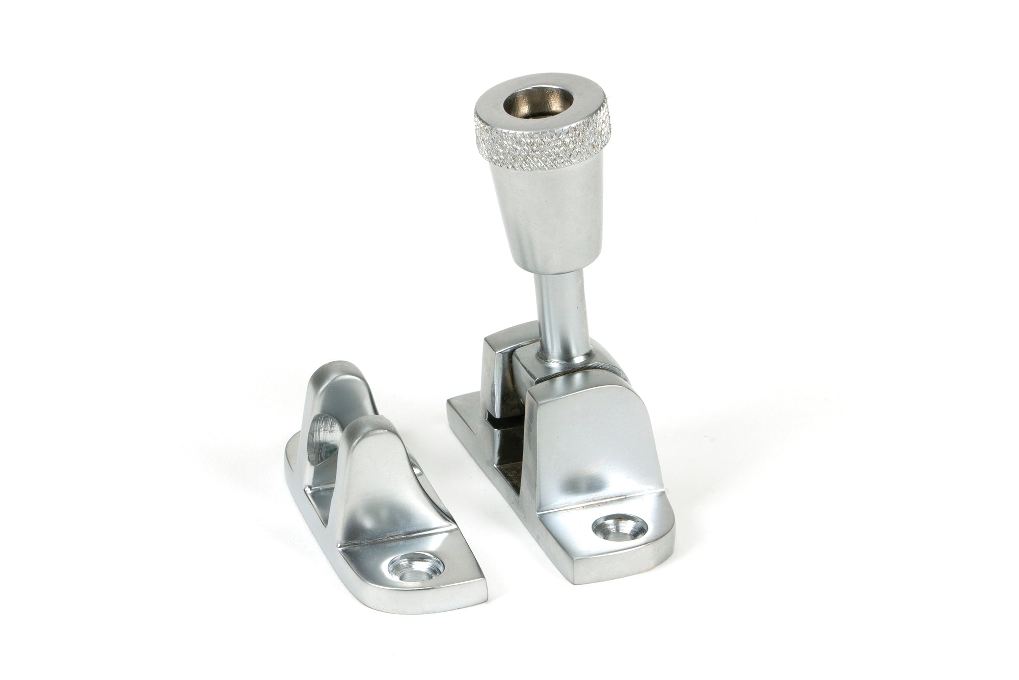Satin Chrome Brompton Brighton Fastener (Radiused)