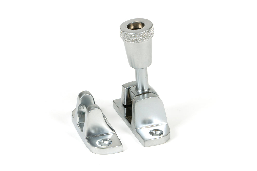 Satin Chrome Brompton Brighton Fastener (Radiused)