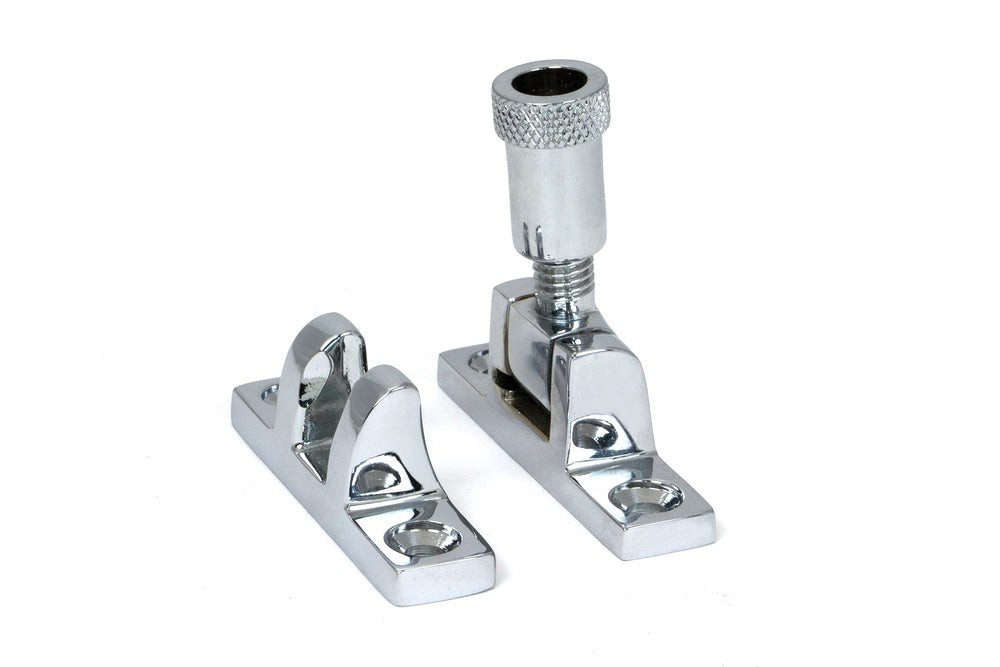 Polished Chrome Brompton Brighton Fastener - Narrow (Square)