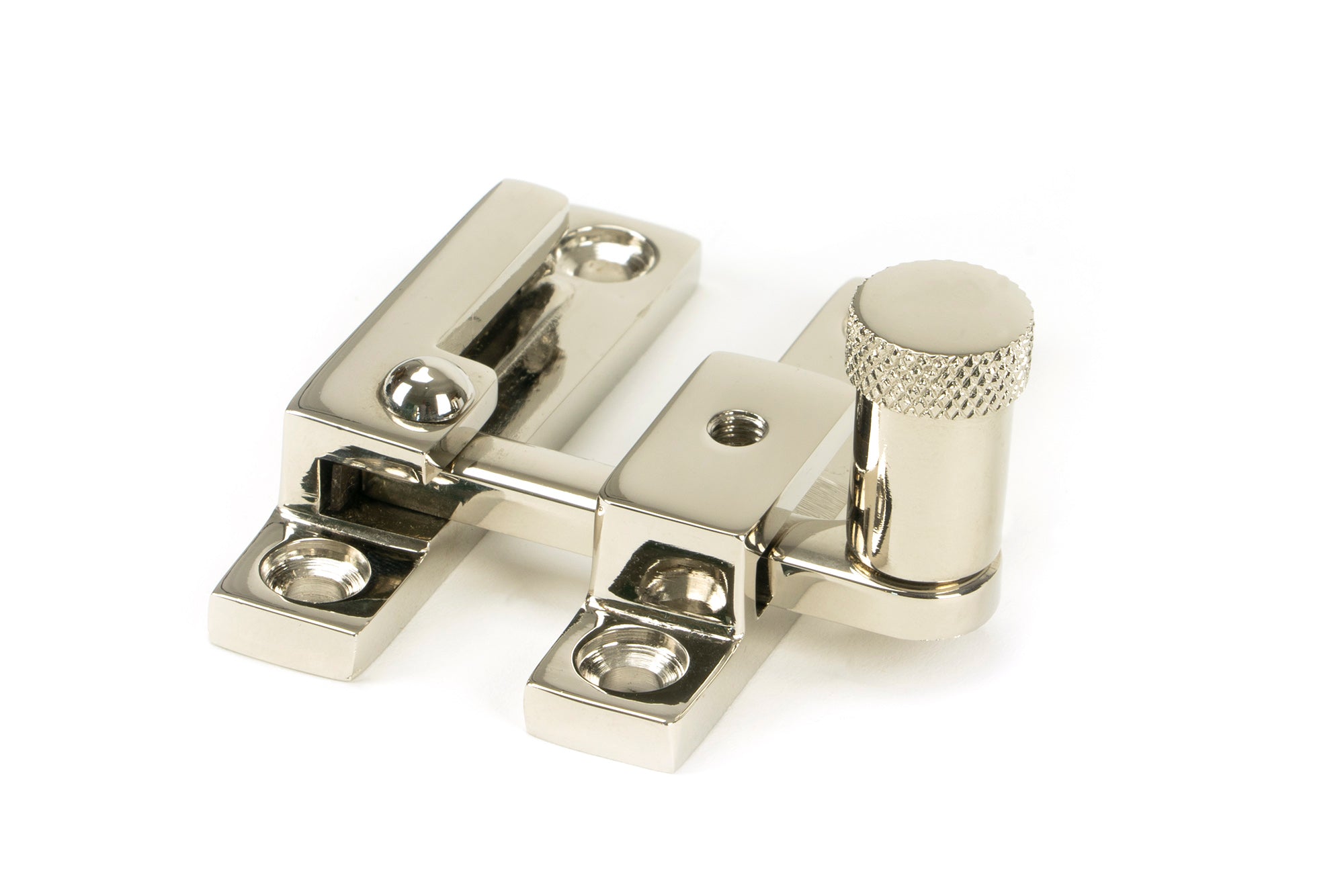 Polished Nickel Brompton Quadrant Fastener - Narrow