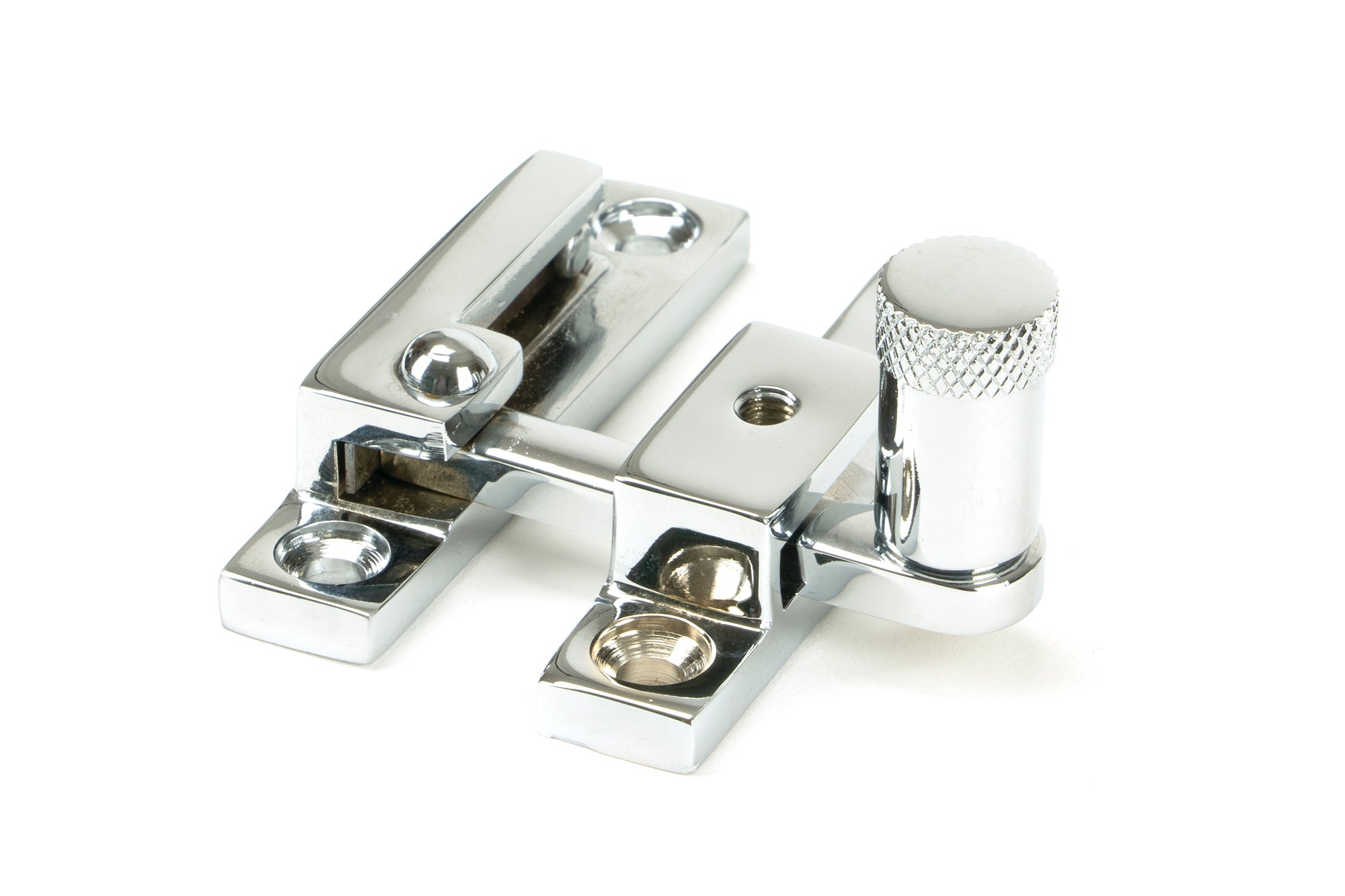 Polished Chrome Brompton Quadrant Fastener - Narrow