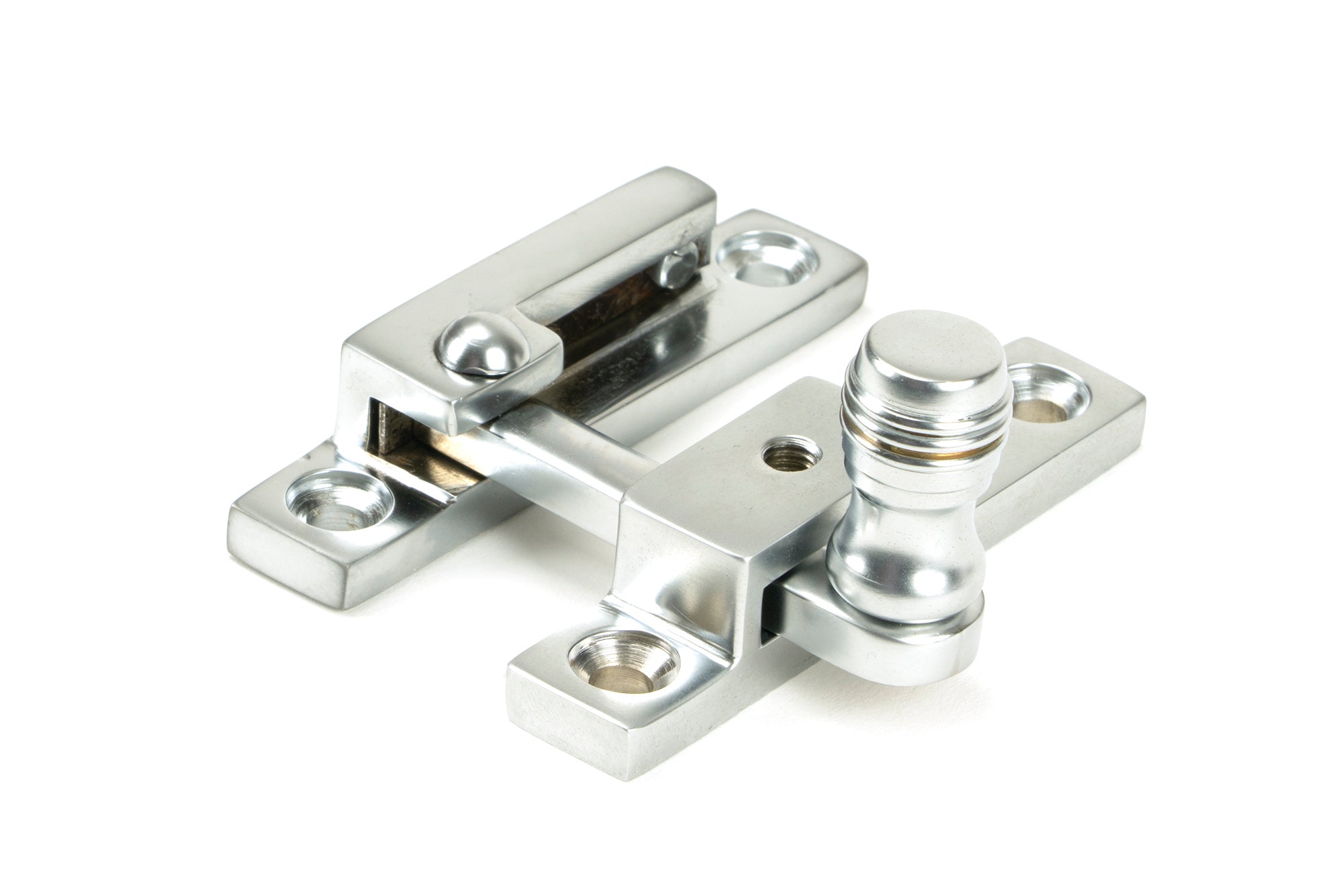 Satin Chrome Prestbury Quadrant Fastener - Narrow