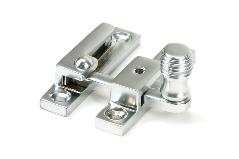 Satin Chrome Beehive Quadrant Fastener - Narrow