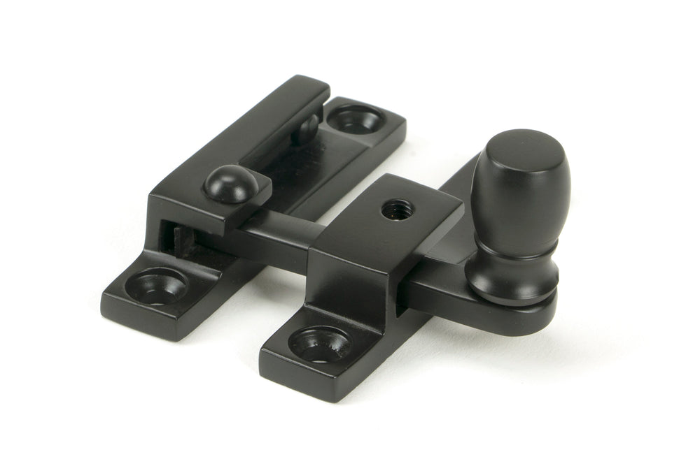 Aged Bronze Mushroom Quadrant Fastener - Narrow