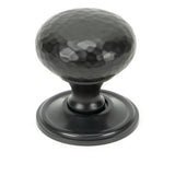 Aged Bronze Hammered Mushroom Cabinet Knob 38mm