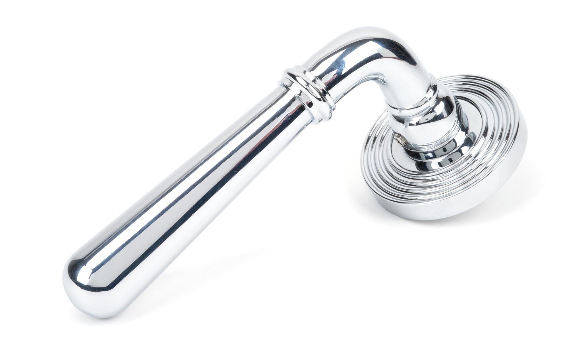 Polished Chrome Newbury Lever on Rose Set (Beehive)