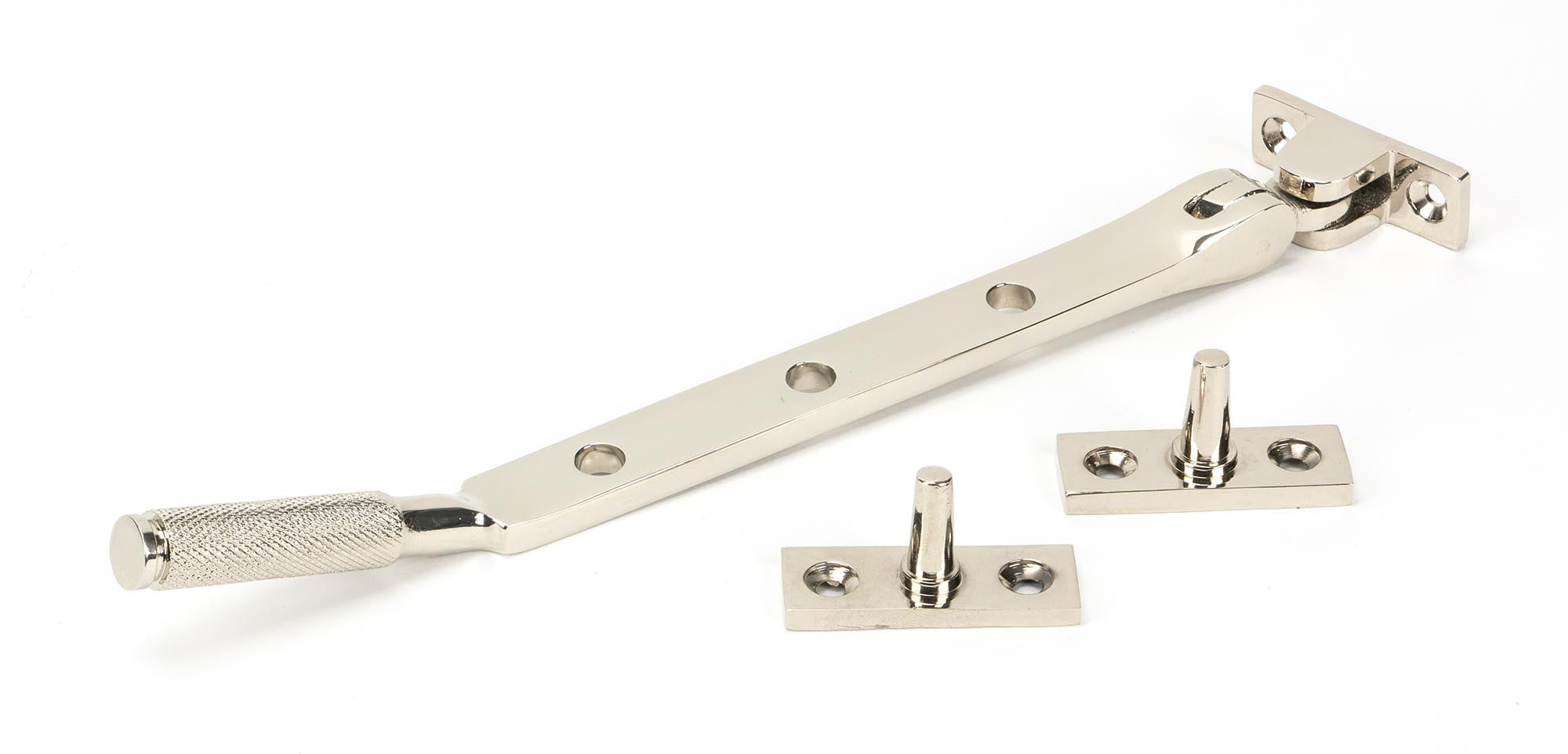 Polished Nickel 8" Brompton Stay