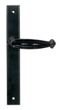 Black Cottage Slimline Lever Espag. Latch Set