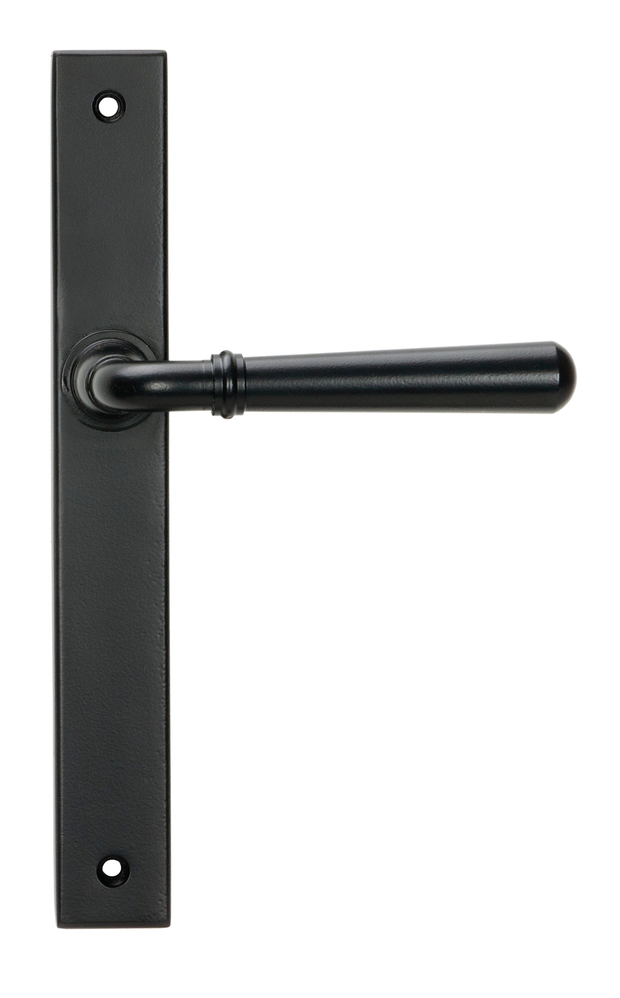 Matt Black Newbury Slimline Lever Espag. Latch Set