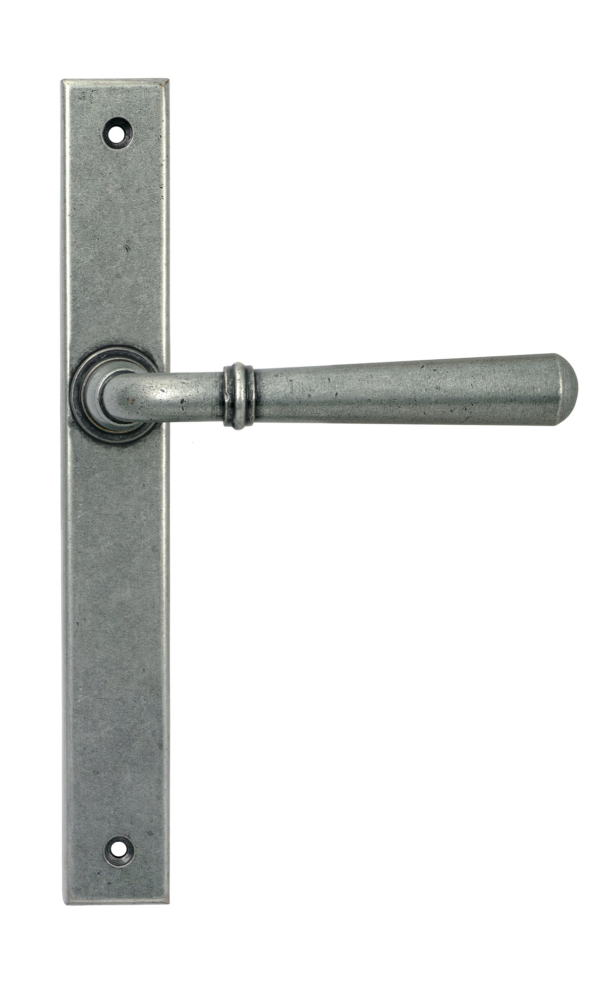 Pewter Newbury Slimline Lever Espag. Latch Set