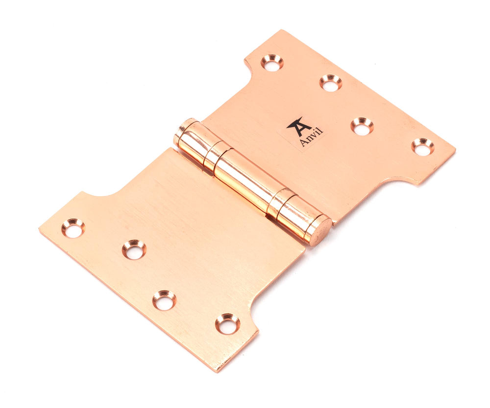 Polished Bronze 4" x 4" x 6" Parliament Hinge (pair) ss