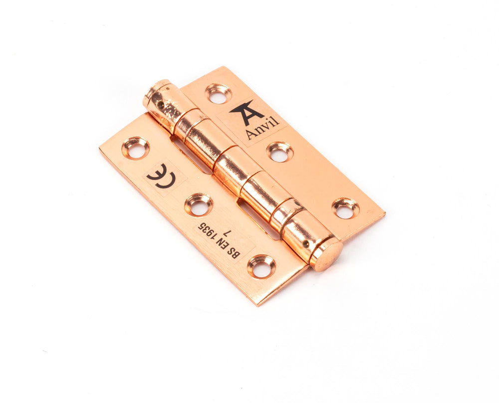 Polished Bronze 3" Ball Bearing Butt Hinge (pair) ss