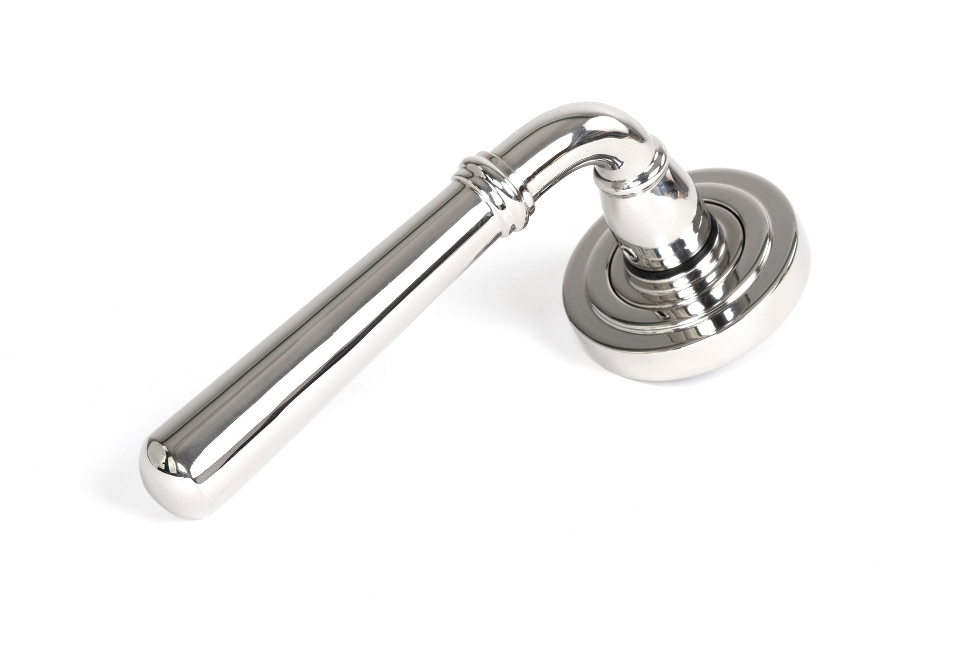 Polished Marine SS (316) Newbury Lever on Rose Set (Art Deco) - Unsprung