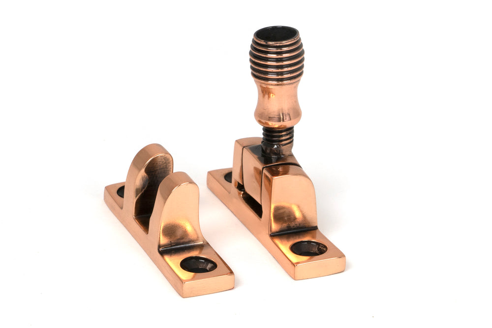 Polished Bronze Beehive Brighton Fastener - Narrow (Square)