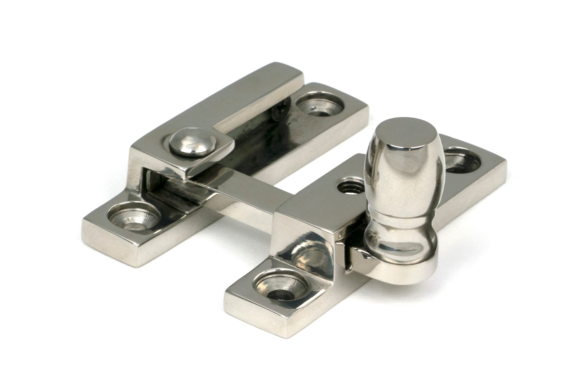 Polished Marine SS (316) Mushroom Quadrant Fastener - Narrow
