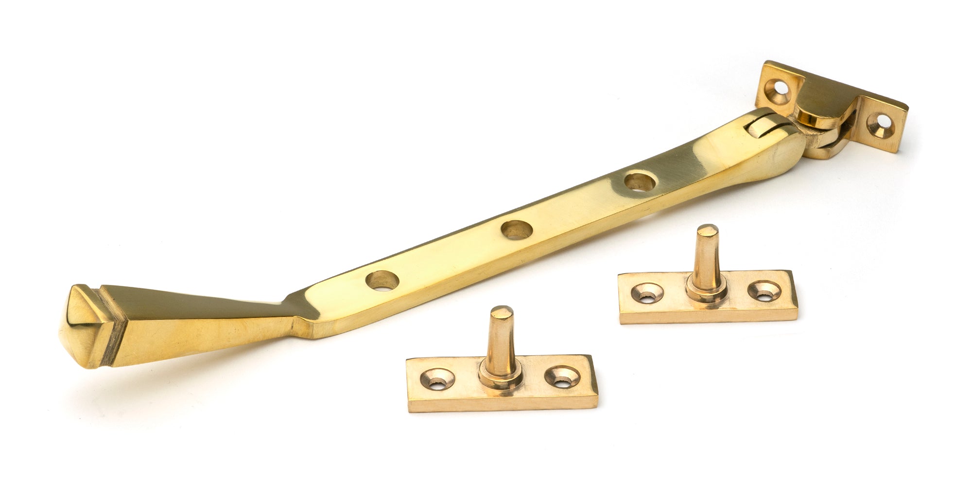 Polished Brass 8" Avon Stay