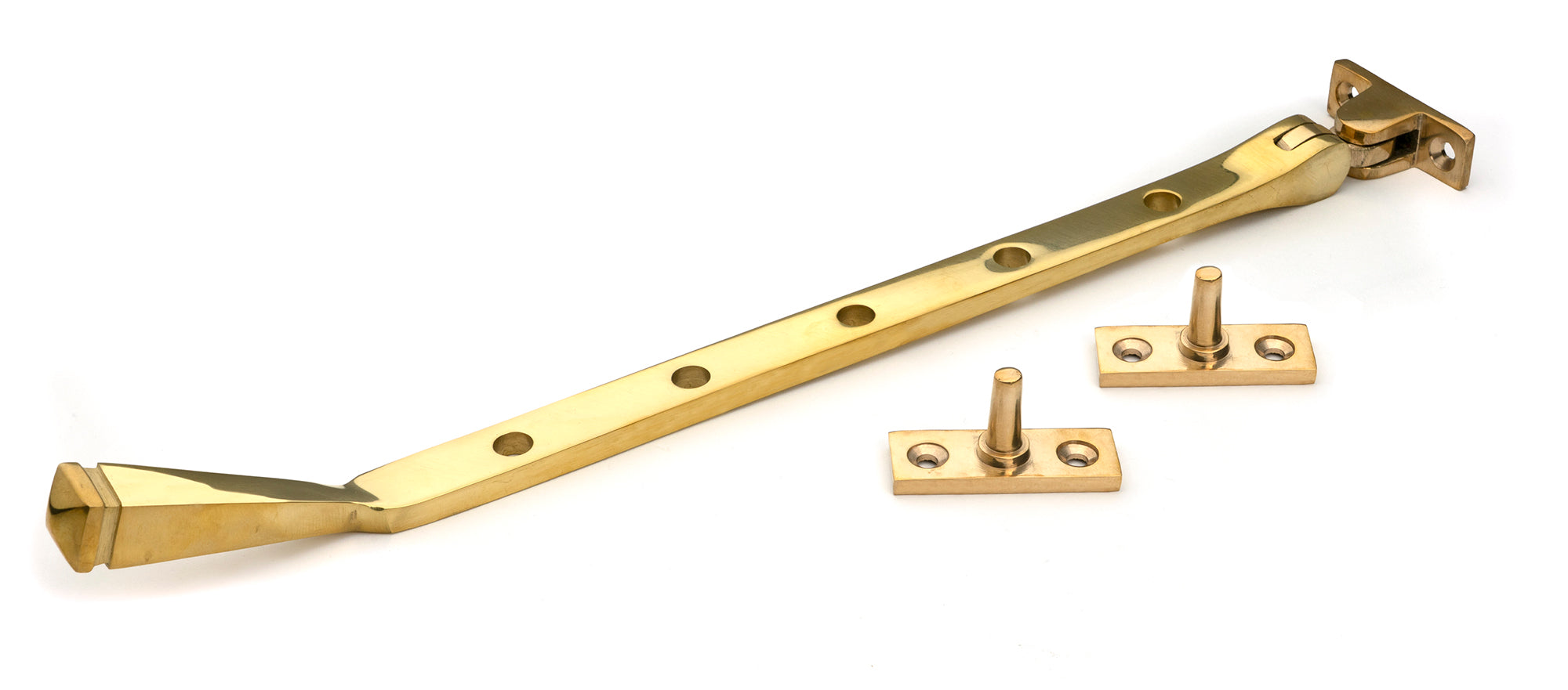 Polished Brass 12" Avon Stay