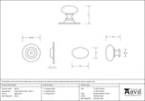 Oval Cabinet Knob