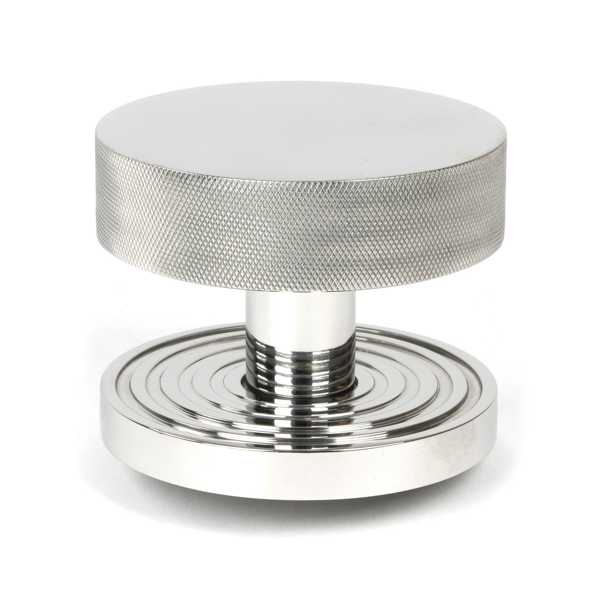 Polished Marine SS (316) Brompton Centre Door Knob (Beehive)