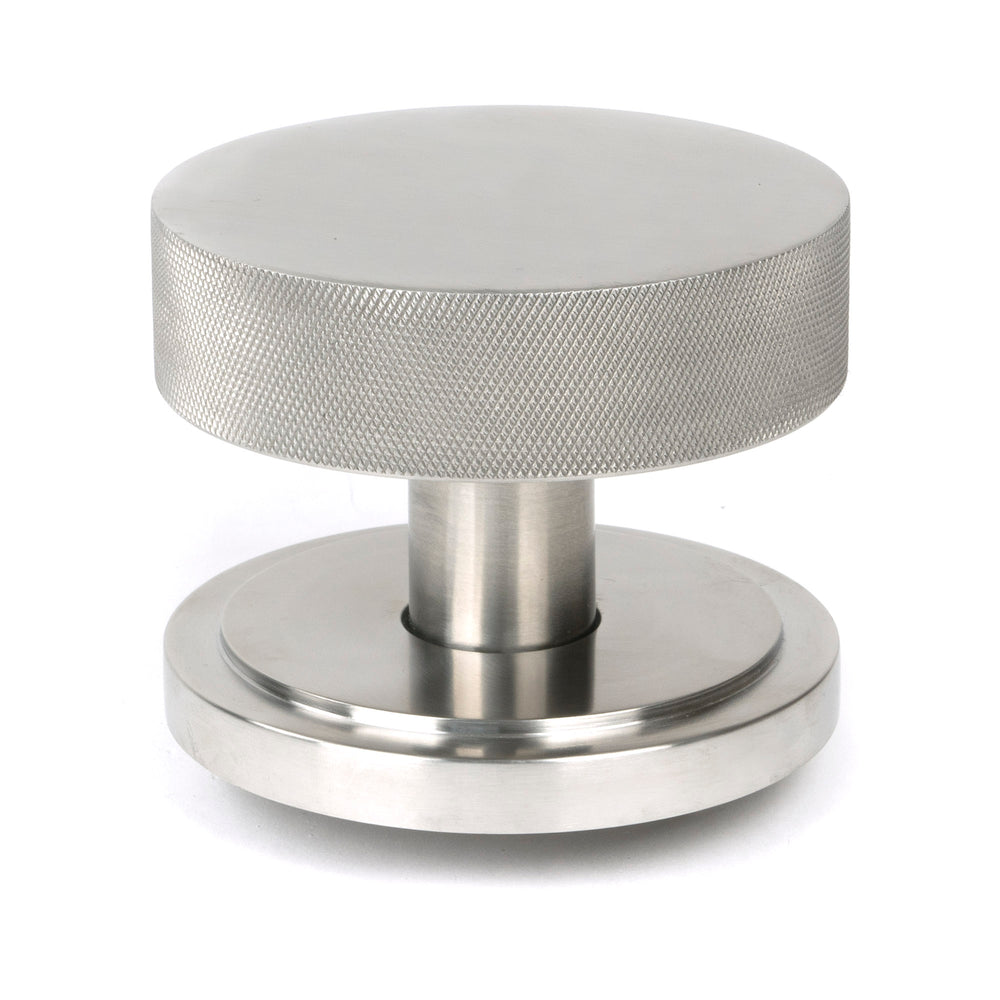 Satin Marine SS (316) Brompton Centre Door Knob (Art Deco)
