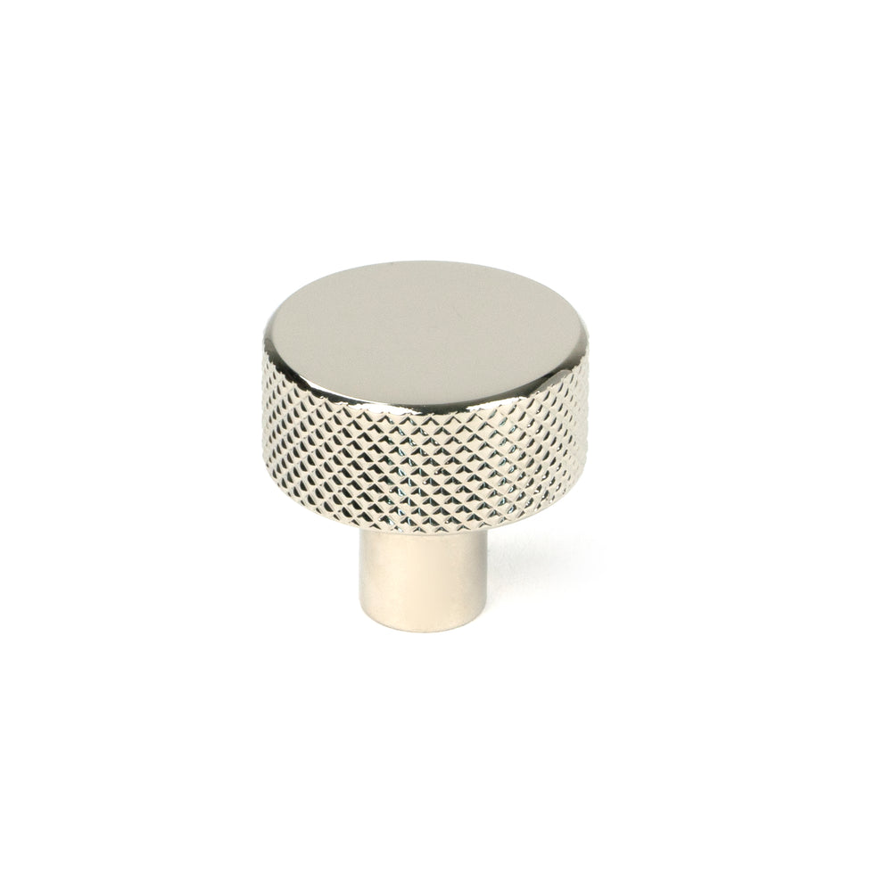 Polished Nickel Brompton Cabinet Knob - 25mm (No rose)