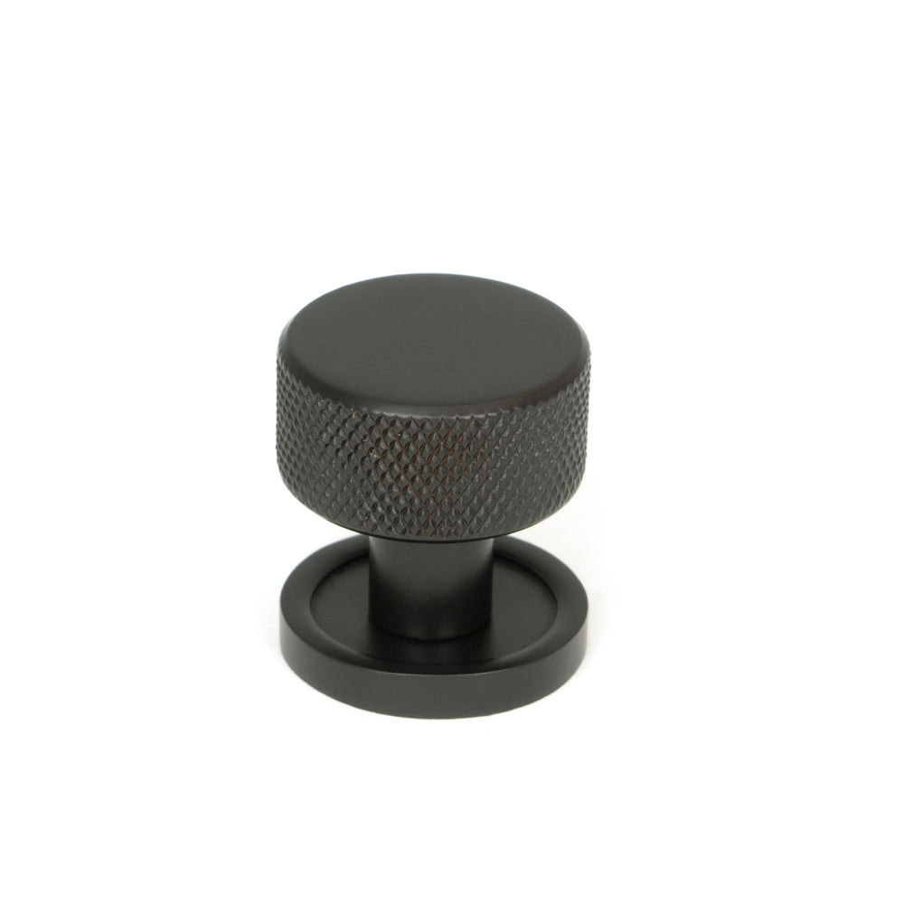 Aged Bronze Brompton Cabinet Knob - 25mm (Plain)