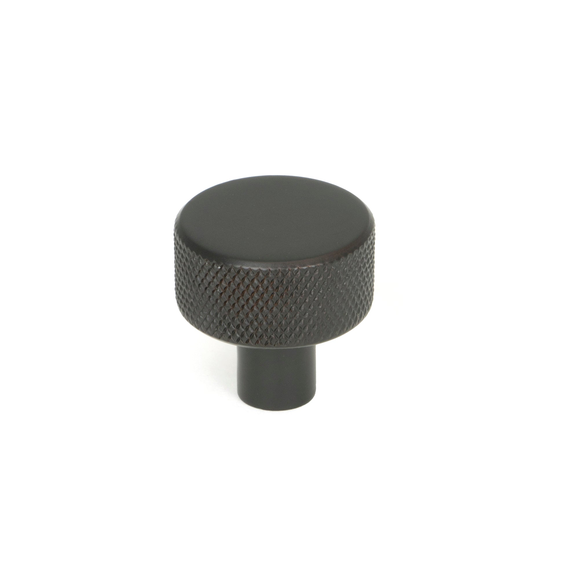 Aged Bronze Brompton Cabinet Knob - 25mm (No rose)