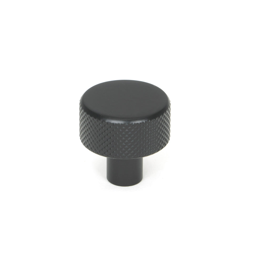 Matt Black Brompton Cabinet Knob - 25mm (No rose)
