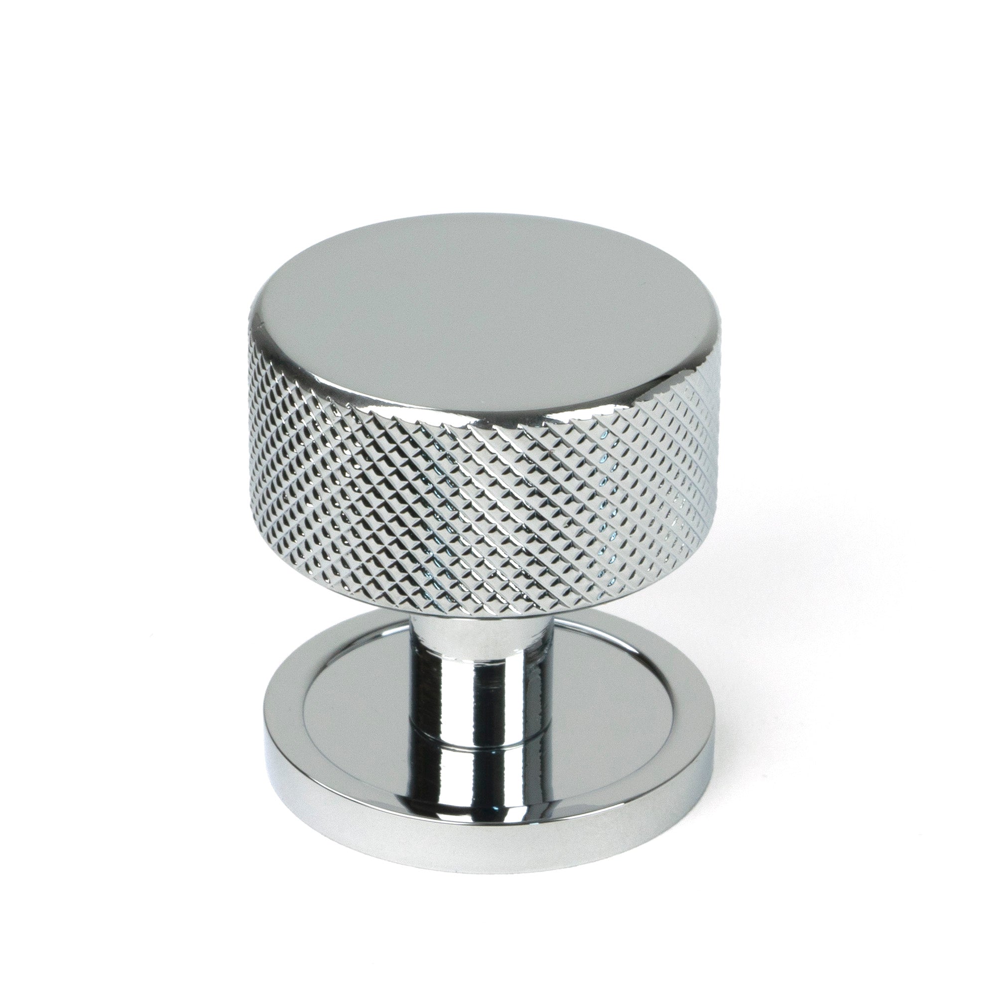 Polished Chrome Brompton Cabinet Knob - 32mm (Plain)