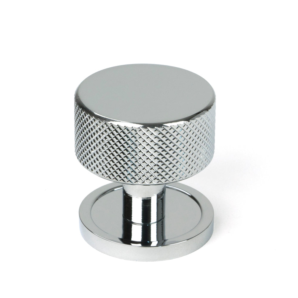 Polished Chrome Brompton Cabinet Knob - 32mm (Plain)